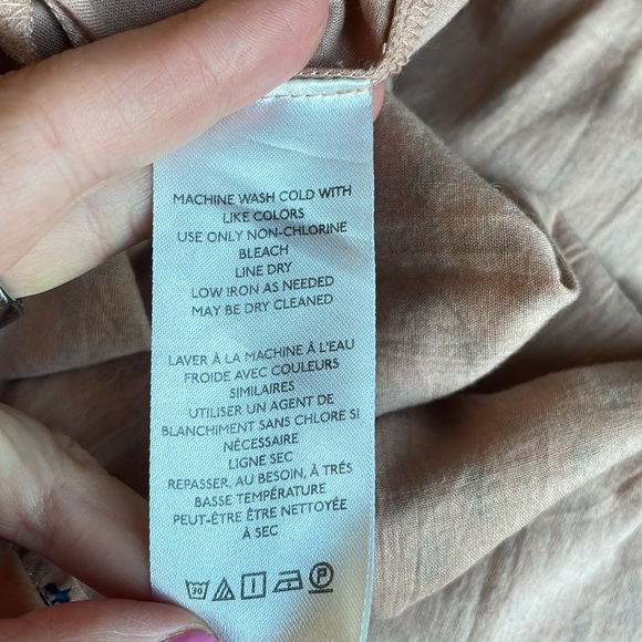 Anthropologie Embroidered Tunic Mini Dress. Size XS perfect - Picture 16 of 16